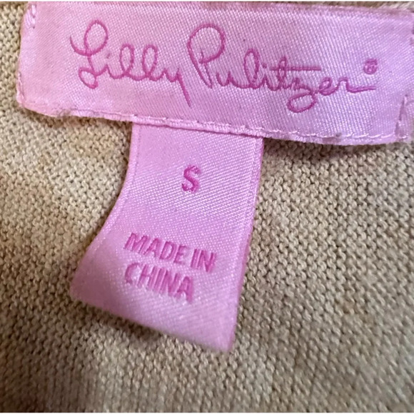 Lillly Pulitzer women’s tunic Lightweight sweater with pockets size smalll - Picture 3 of 5